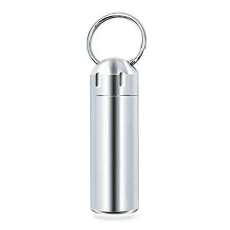 stainless steel screw tight pill box|single chamber pill box.